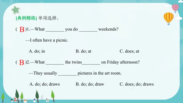 Unit 7 At weekends 复习课件(共25张PPT)-2024-2025学年译林版（三起