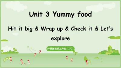 外研三（下）Unit 3 第4课时  Hit it big&Wrap up&Let's explor