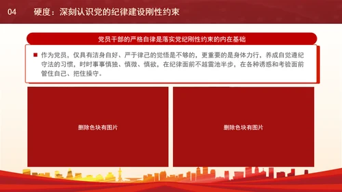 党纪学习教育加强党的纪律建设专题党课PPT