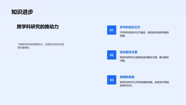 答辩报告：跨学科研究