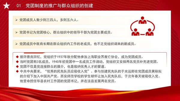 党务知识学习抗战时期的中国共产党党团制度、群众组织与党群关系PPT课件