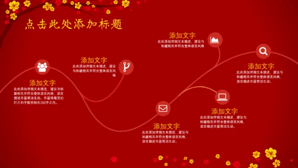 春节快乐年初总结冬梅通用PPT模板