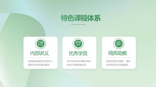 绿色清新学校教育培训工作总结动态PPT