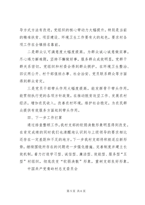 村软弱涣散基层党组织整顿工作方案.docx