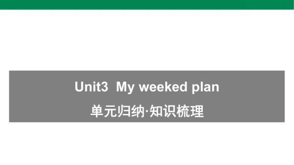 人教PEP英语六年级上册期中复习单元归纳+知识梳理（1-3单元）课件(共24张PPT)