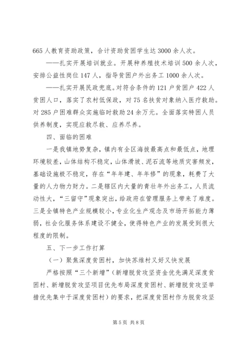 乡镇政府扶贫工作总结.docx