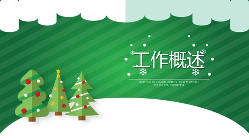 圣诞快乐圣诞节组织活动策划方案PPT模板