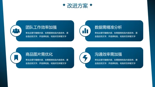 实景商务月度工作总结汇报PPT模板