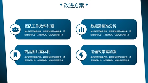 实景商务月度工作总结汇报PPT模板