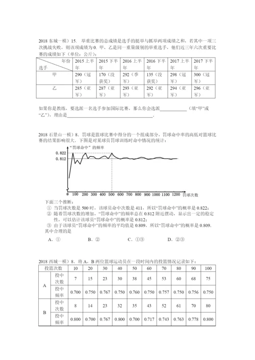 2021一模统计与概率.docx