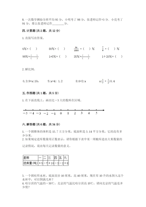 小升初数学期末测试卷【全优】.docx