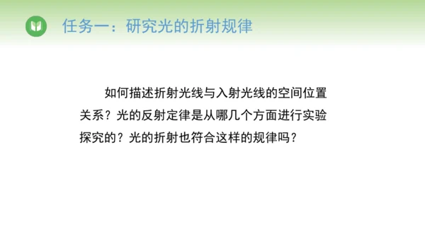 2024-2025学年人教版物理八年级上册4.4光的折射课件（31页ppt）