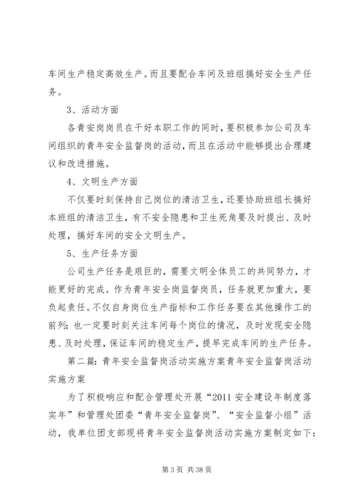 青年安全监督岗方案.docx