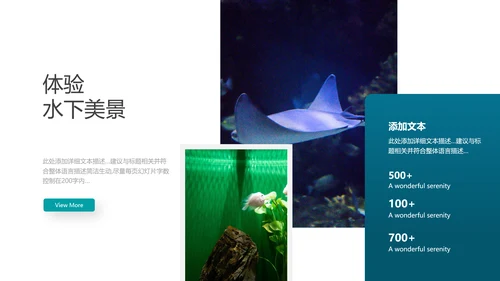 创意欧美风旅游夏日度假海滩三亚旅游宣传PPT
