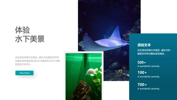 创意欧美风旅游夏日度假海滩三亚旅游宣传PPT