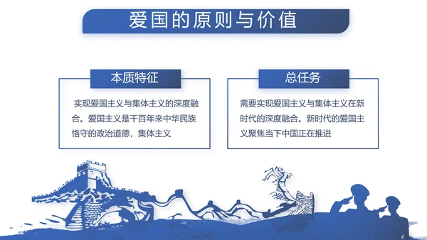 蓝色简约公安警察派出总结所动态PPT模板