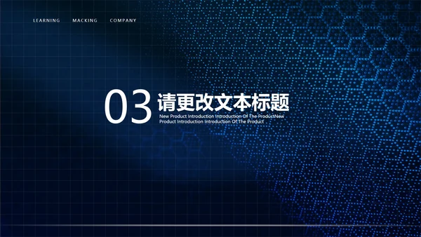 商务科技纹理新品发布会汇报PPT模板