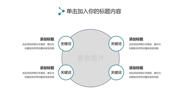 淡雅小清新工作总结述职报告PPT模板