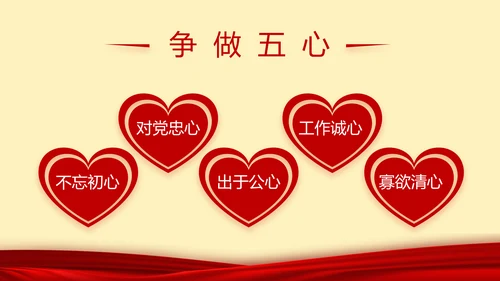 红色党建党支部年终述职报告工作计划动态PPT模板