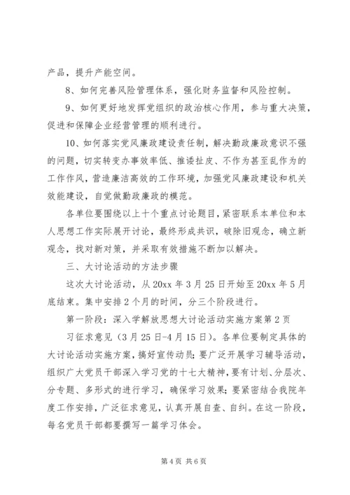 解放思想大讨论活动实施方案 (9).docx