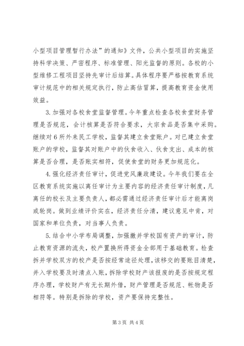 教育内部审计工作计划.docx