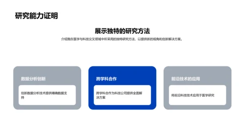 医学科技交叉研究报告