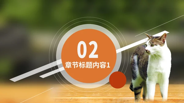 宠物乐园萌宠狗狗主题通用PPT模板