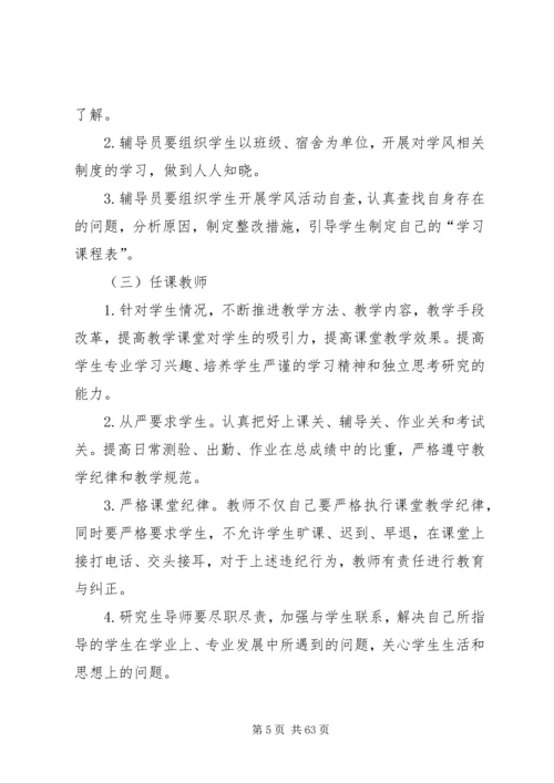 郑州大学法学院学风建设专项活动实施方案2五篇.docx