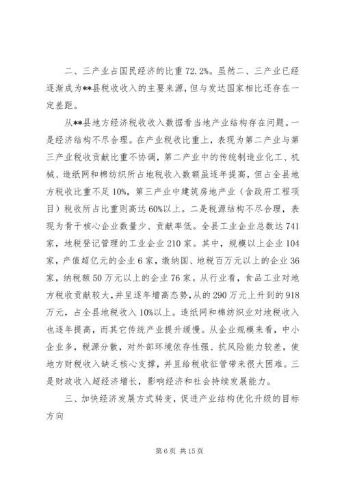 县政府扩权强县促发展报告材料.docx