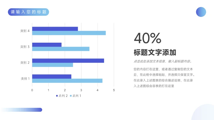 蓝色实用欧美部门工作总结PPT模板
