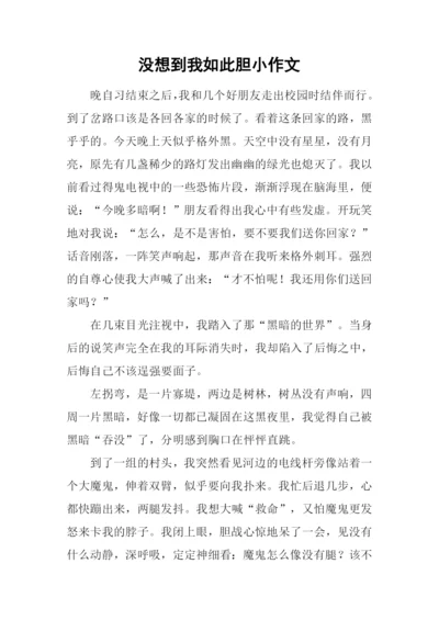 没想到我如此胆小作文.docx