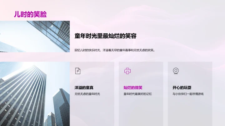 寿星生日回顾展PPT模板