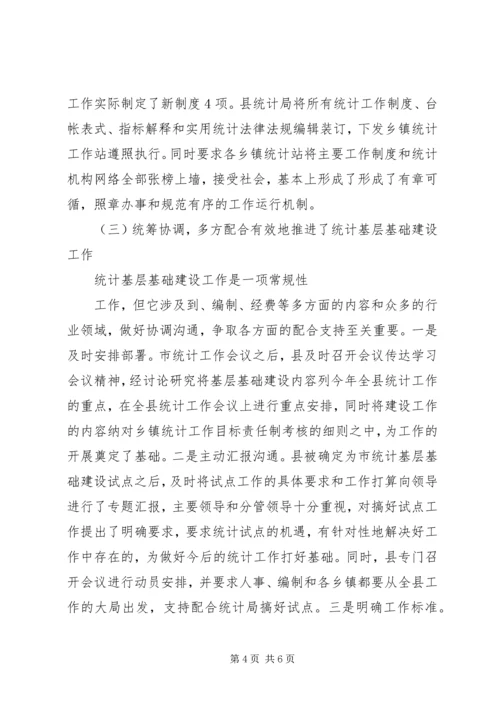 乡镇统计建设年度工作报告.docx