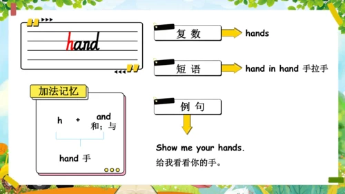 Unit 3 Look at me单词导学课件（28张PPT)
