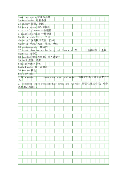 九年级英语上册词组短语Module-6.docx