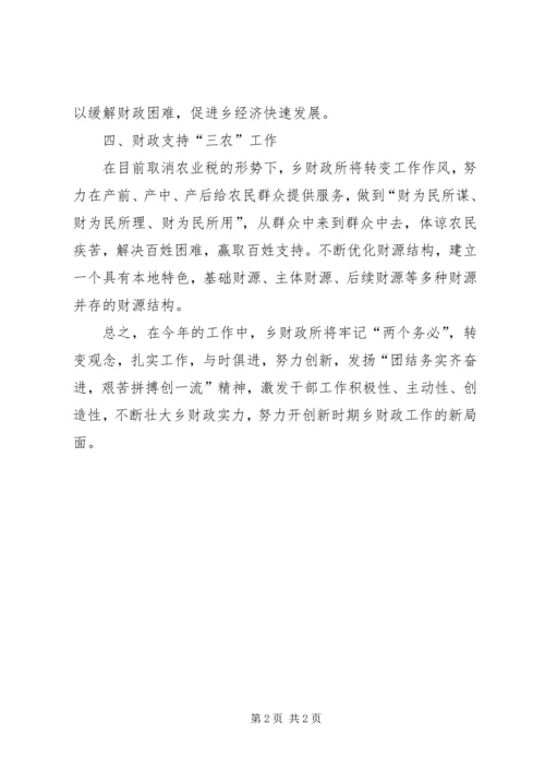 某某乡财政所工作计划 (2).docx