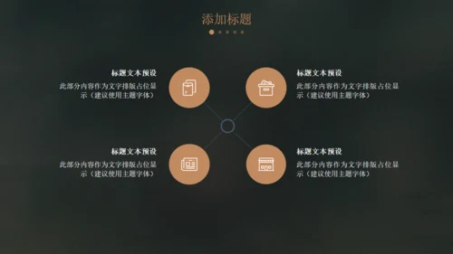 炫酷时尚黑金欧美风商业计划书通用PPT模板