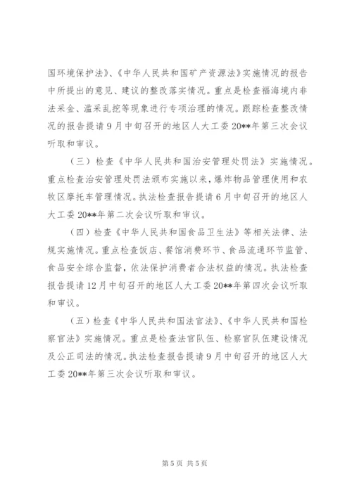 人大工委监督工作计划.docx