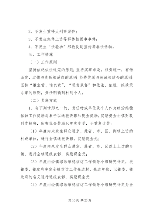 朱集镇二小安全综治信访维稳工作计划.docx