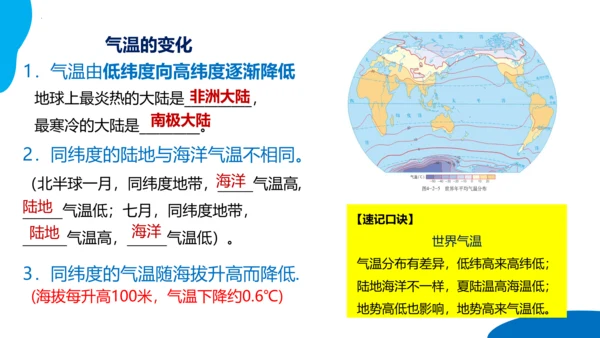 串讲04 天气与气候 2023-2024学年七年级地理上学期期末考点大串讲课件（人教版）(共68张P