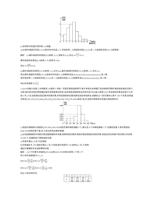 §11.4-抽样方法与总体分布的估计(试题部分).docx