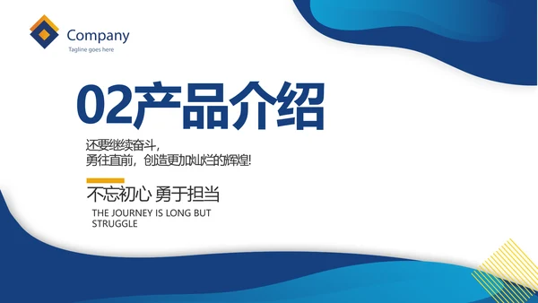 大气蓝色商业计划书PPT动态模板
