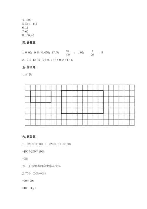 六年级下册数学期末测试卷附完整答案（考点梳理）.docx