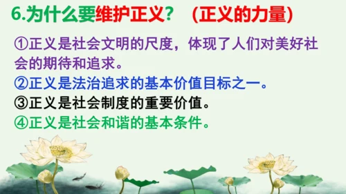 第八课 维护公平正义2021-2022学年八年级道德与法治下册按课复习精品课件（统编版）(共25张P