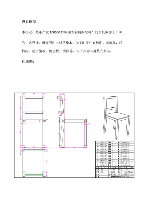 木家具制造工艺课程设计南林.docx