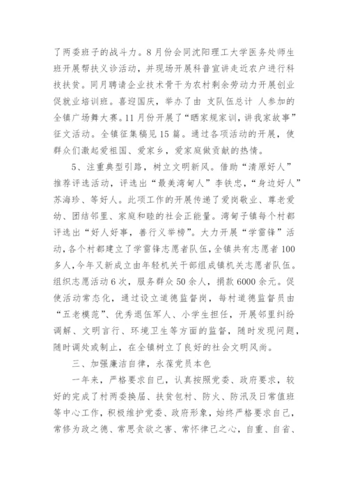 乡镇宣传委员工作总结.docx