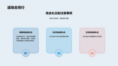 学生礼仪教育报告PPT模板