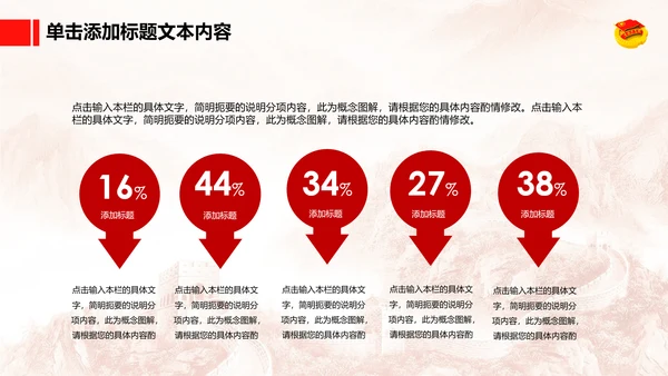 恢弘大气中国共青团团委工作汇报PPT模板