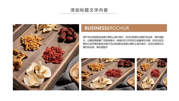 传统中国风养生食疗药膳食补PPT模板