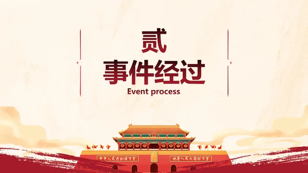 国风抗美援朝教育讲座PPT模板